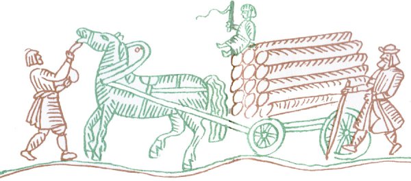 Нарисовать обоз