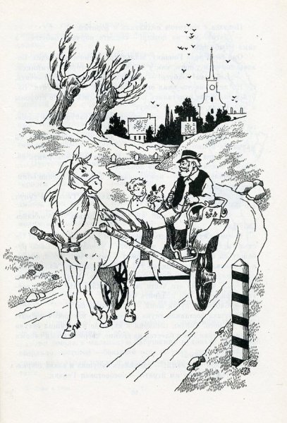 Мальчик на телеге