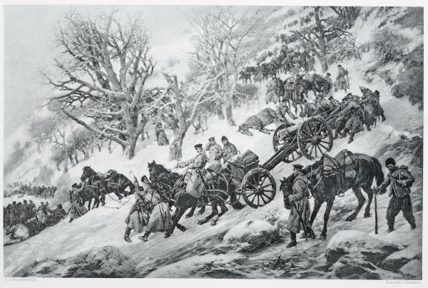 Переход через Балканы 1877