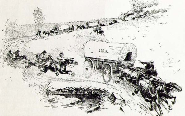 Военный обоз 19 век