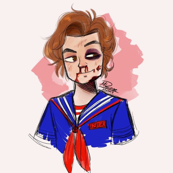 ОСД рисунок stranger things