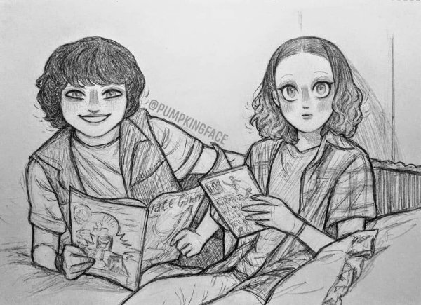 ОСД рисунок stranger things