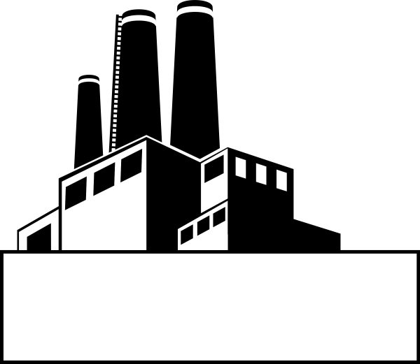 Завод силуэт