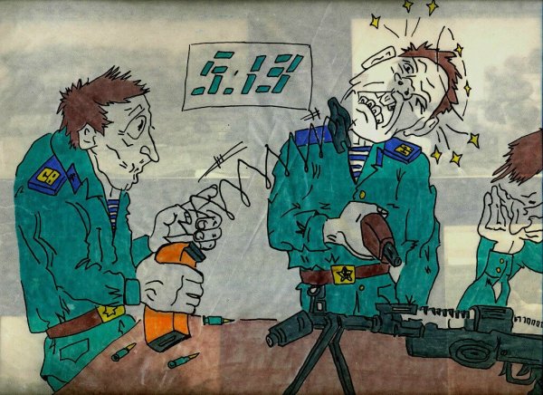 Армейские рисунки карандашом