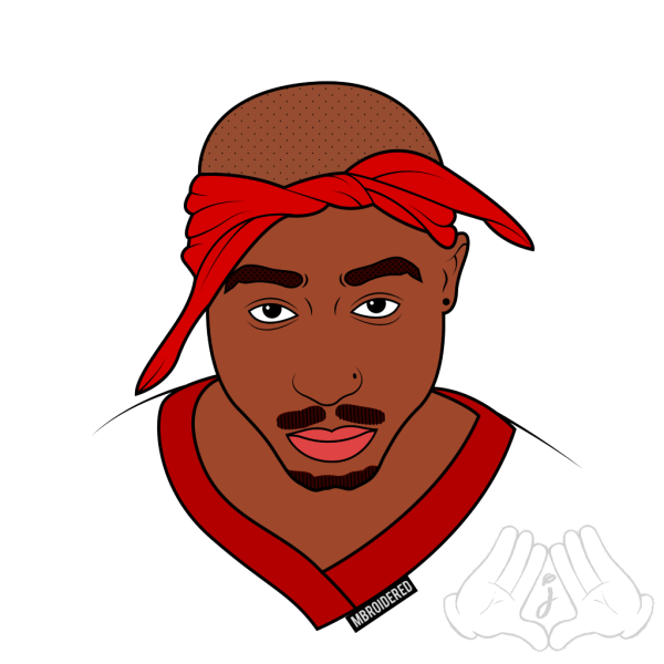 Тупак в бандане