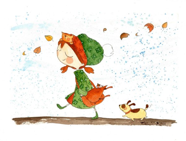 Иллюстрация позитивные мысли