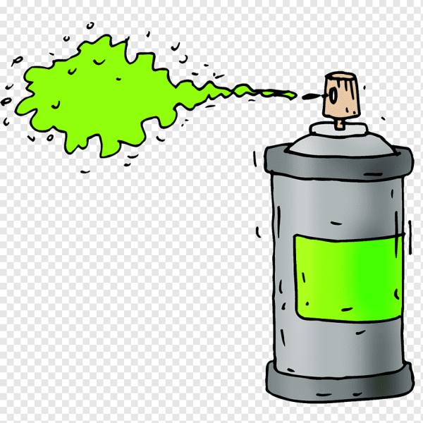 Баллончик с краской вектор