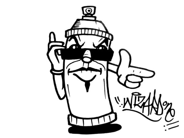 Граффити баллончик