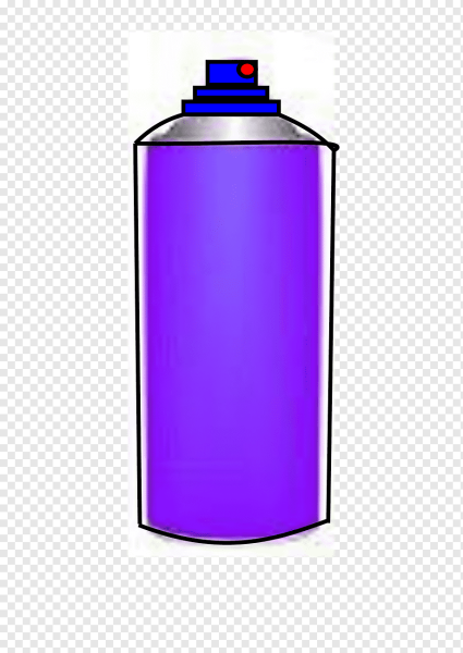 Баллончик с краской без фона