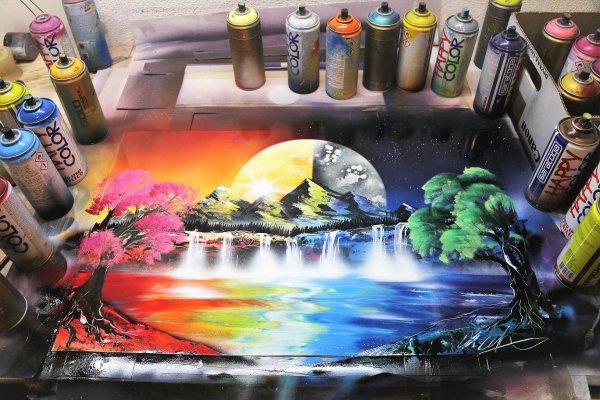Живопись баллончиками с краской