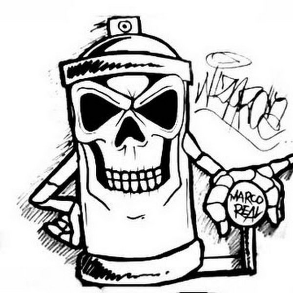 Череп баллончик