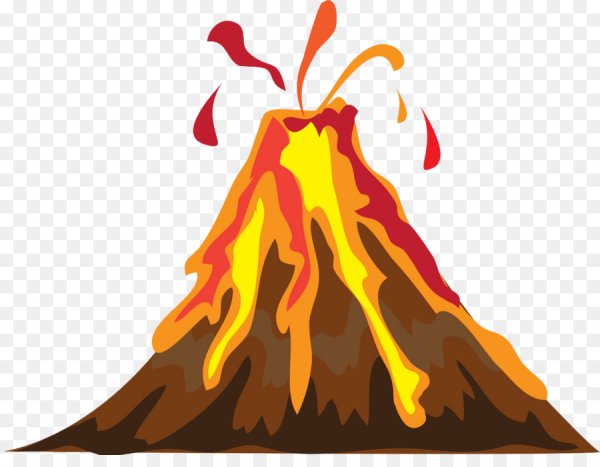 Мультяшные вулканы