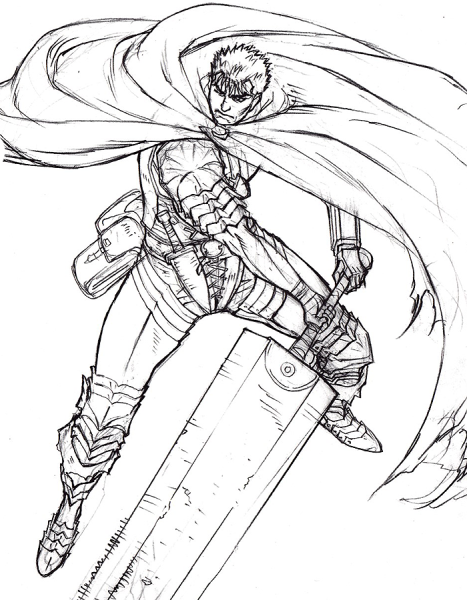 Berserk Гатс тело