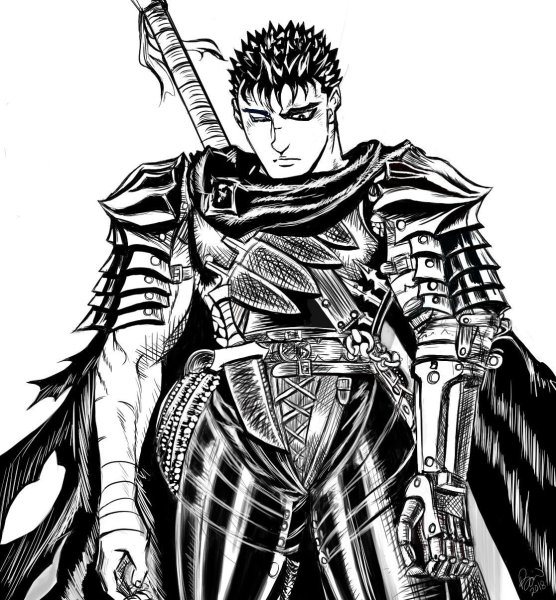 Guts Berserk Manga