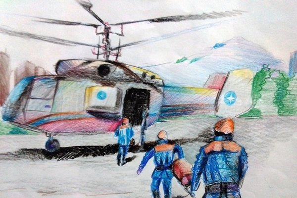 Рисунок на тему МЧС