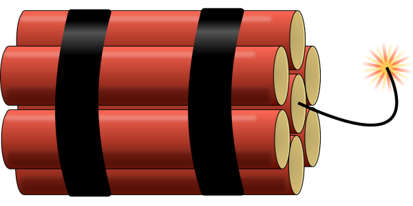 Динамит значок