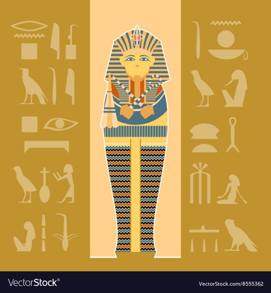 Египетский саркофаг вектор