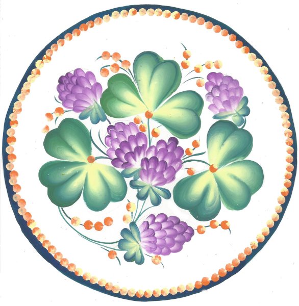 Жостовская роспись для детей