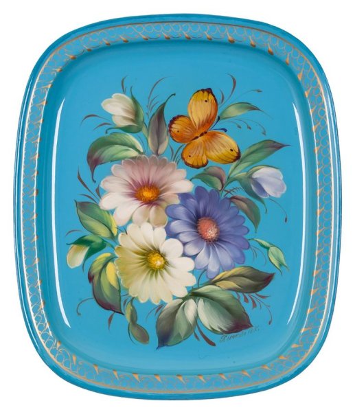 Роспись подносов Жостово