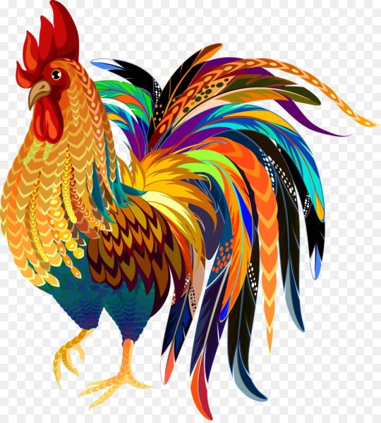 Петух мультяшный