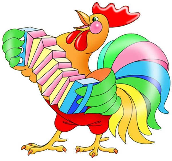 Петух рисунок