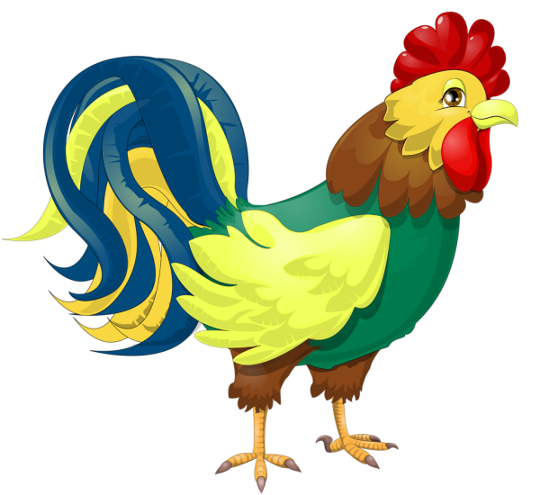 Петух мультяшный
