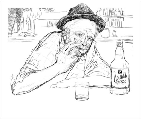Алкоголизм иллюстрации