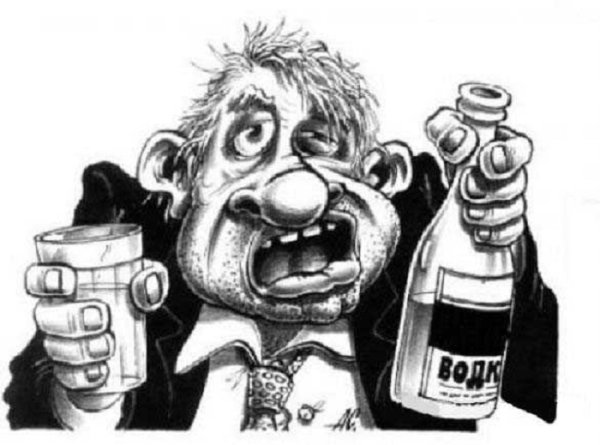 Карикатуры про пьяниц