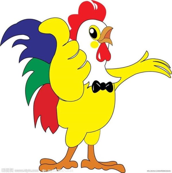 Петух рисунок для детей