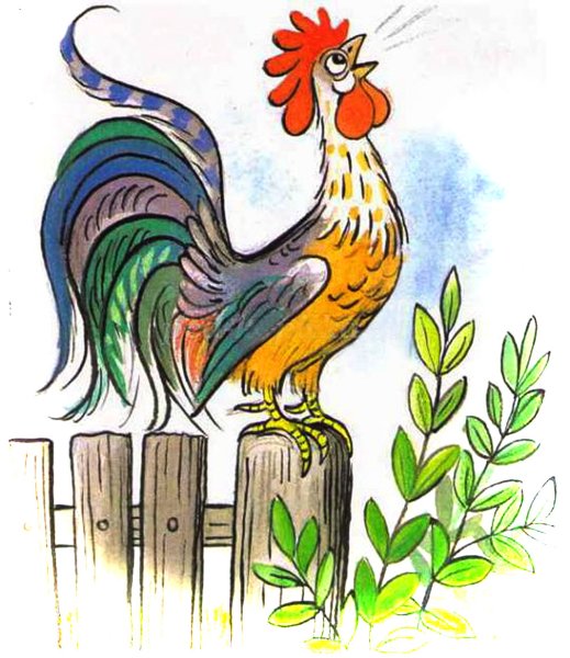 Петушок на заборе