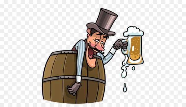 Нарисованный алкоголик