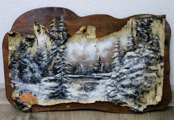 Рисование на бересте