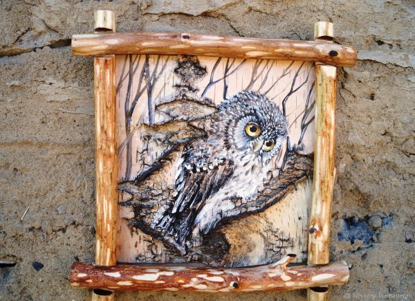 Рисование на бересте