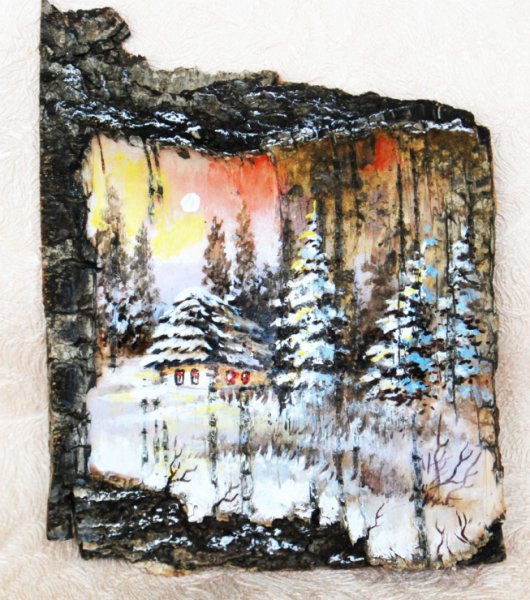 Картины на бересте Чикуровой Зои Николаевны