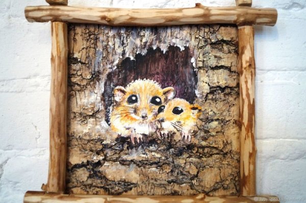 Рисование на бересте