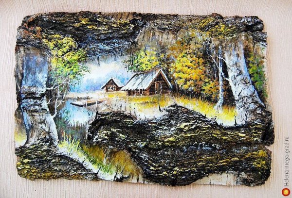 Рисование на бересте