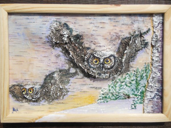 Картина на бересте