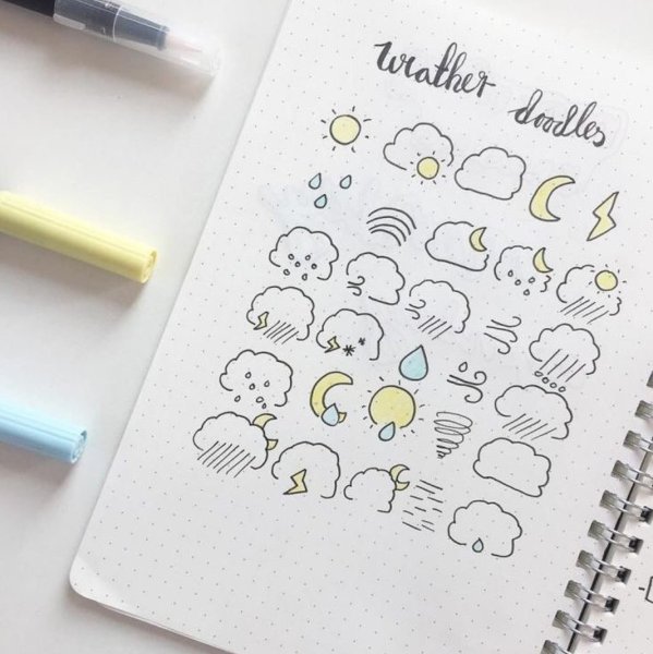 Bullet Journal дудлы