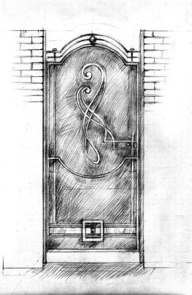 Узоры для металлических калиток