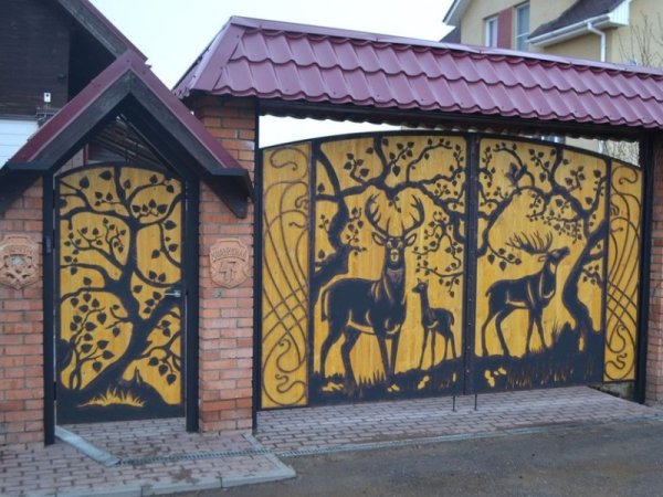 Ворота рисунок