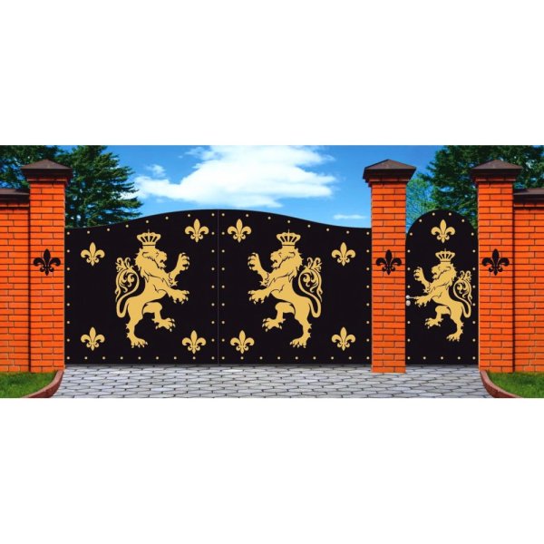 Рисунки на гаражных воротах