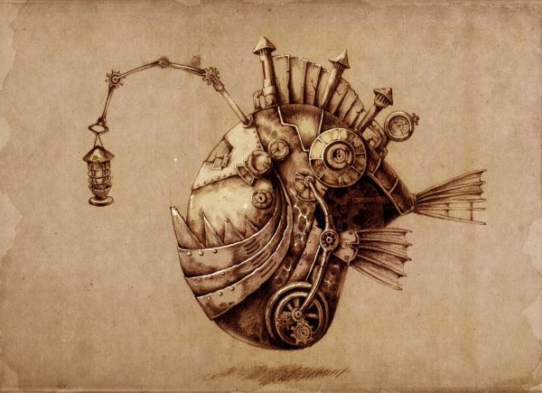 Стимпанк персонажи от итальянского художника Paride Bertolin