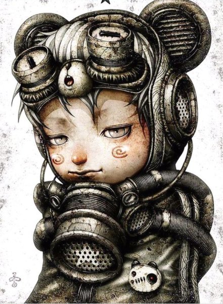 Olivier Ledroit Эльф стимпанк