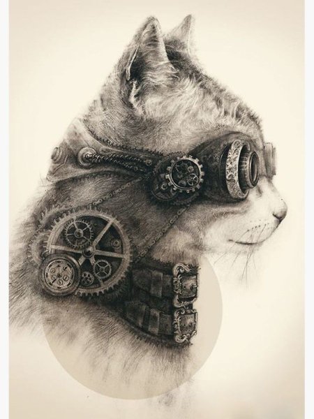 Иллюстрации в стиле стимпанк