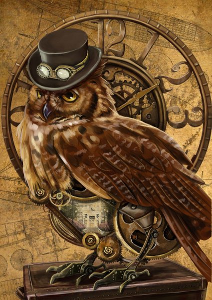 Стимпанк иллюстрации