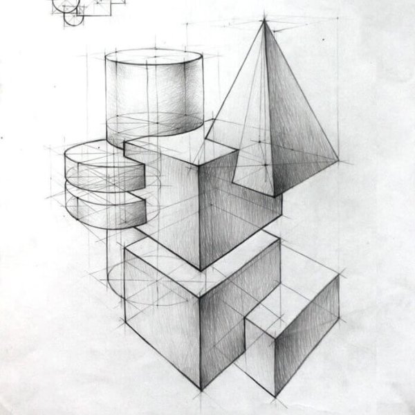 Архитектурная объемно пространственная композиция СПБГАСУ