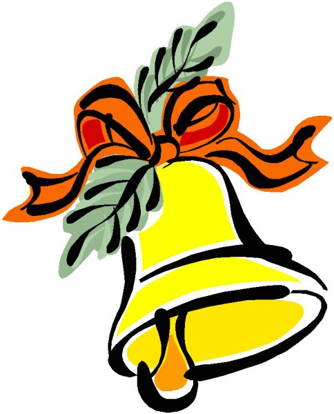 Раскраска колокольчик школьный