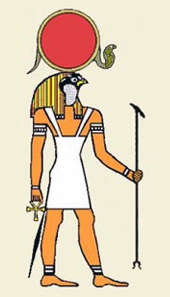 Рисунок Бога Египта Амон ра