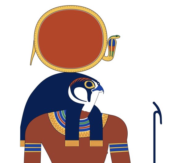 Рисунок Бога Египта Амон ра