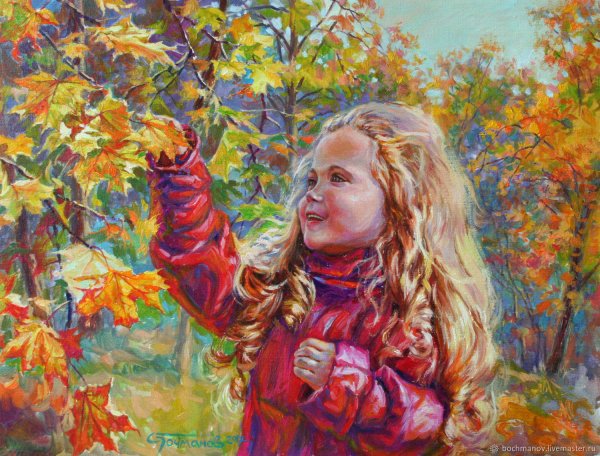 Осенний портрет живопись